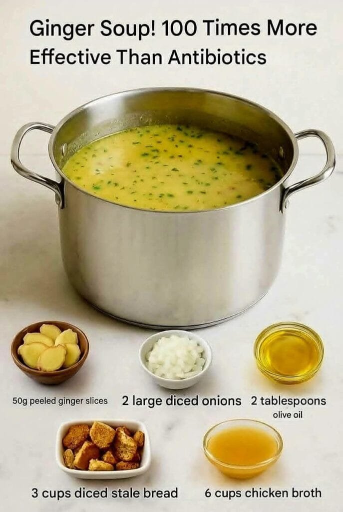 Ginger Soup (Comforting & Immune-Supporting)