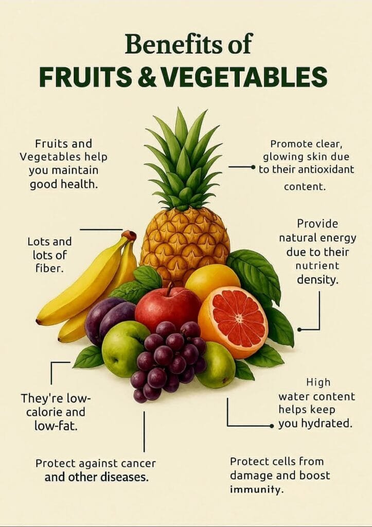 Benefits of Fruits & Vegetables