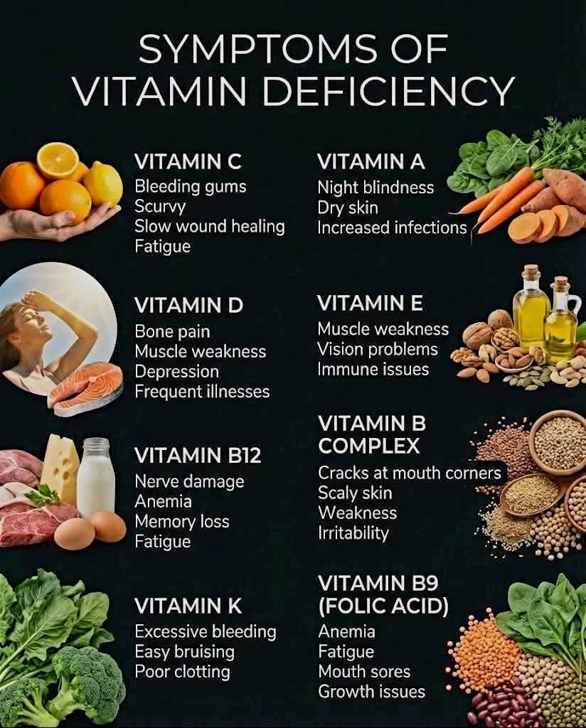 Symptoms of Vitamin Deficiency: A Complete Guide 1 Symptoms of Vitamin Deficiency: A Complete Guide