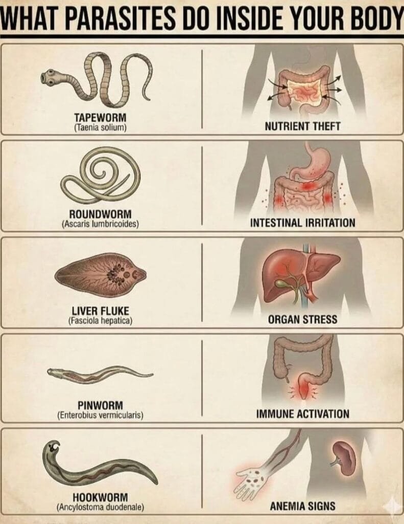 What Parasites Can Live Inside Your Body? Causes, Symptoms & Prevention (Full Guide)