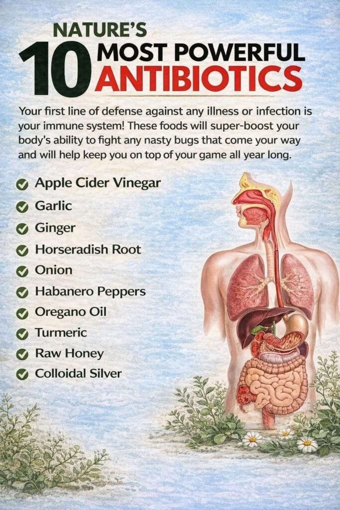 Nature’s Most Powerful Natural Antibacterial Foods