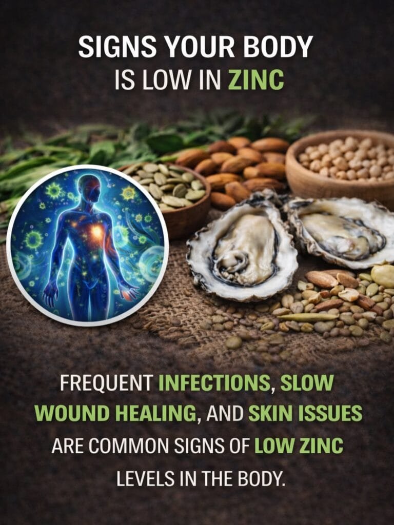 Signs Your Body May Be Low in Zinc Often Show Up Quietly