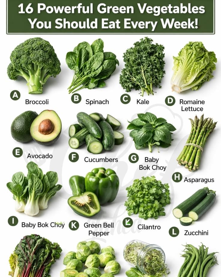 16 Powerful Vegetables You Should Eat Every Week for Better Health