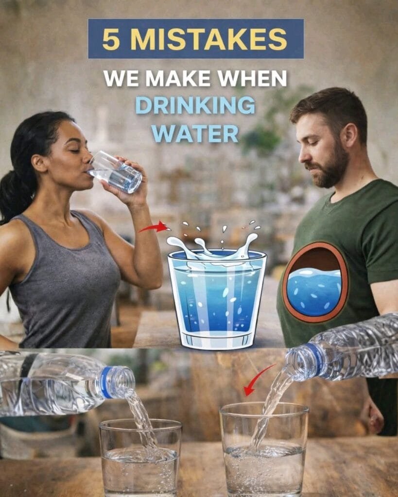 5 Common Mistakes We Make When Drinking Water