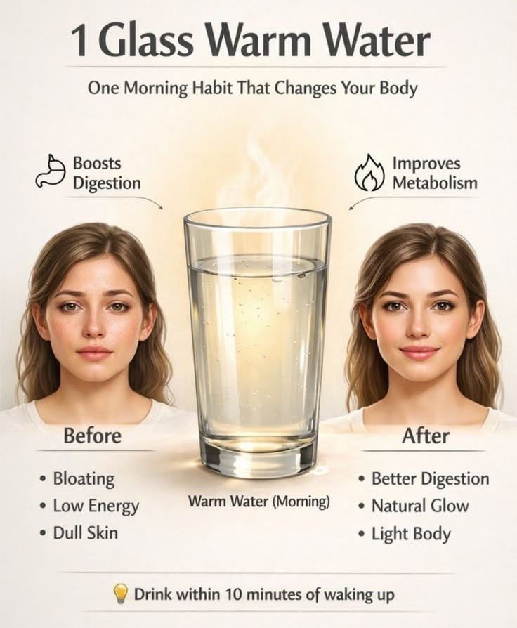 It Takes Only One Glass of Warm Water to Change Your Body 1 It Takes Only One Glass of Warm Water to Change Your Body
