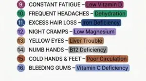 Body's warning signs. 3 Body warning signs 1