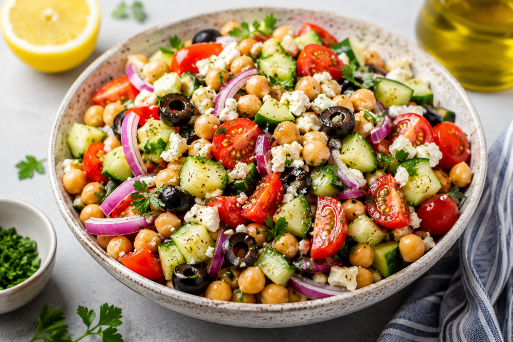 Delicious-Mediterranean-Chickpea-Salad
