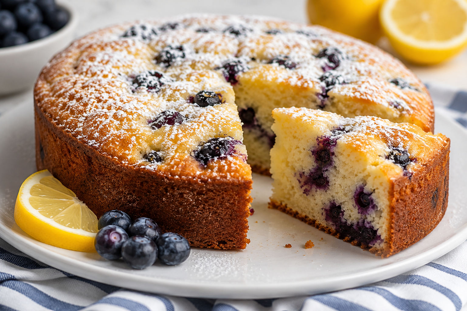Fresh-Lemon-Blueberry-Yogurt-Cake