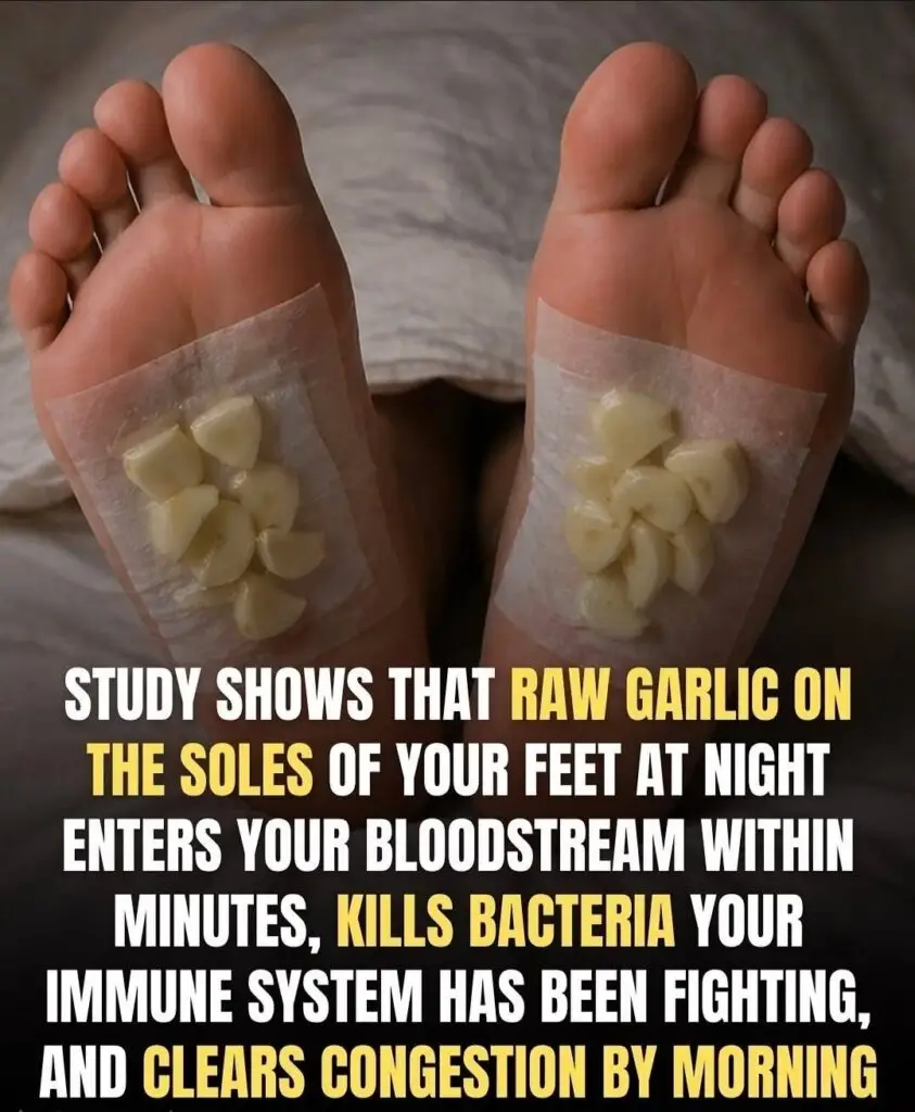 Garlic on Feet Overnight