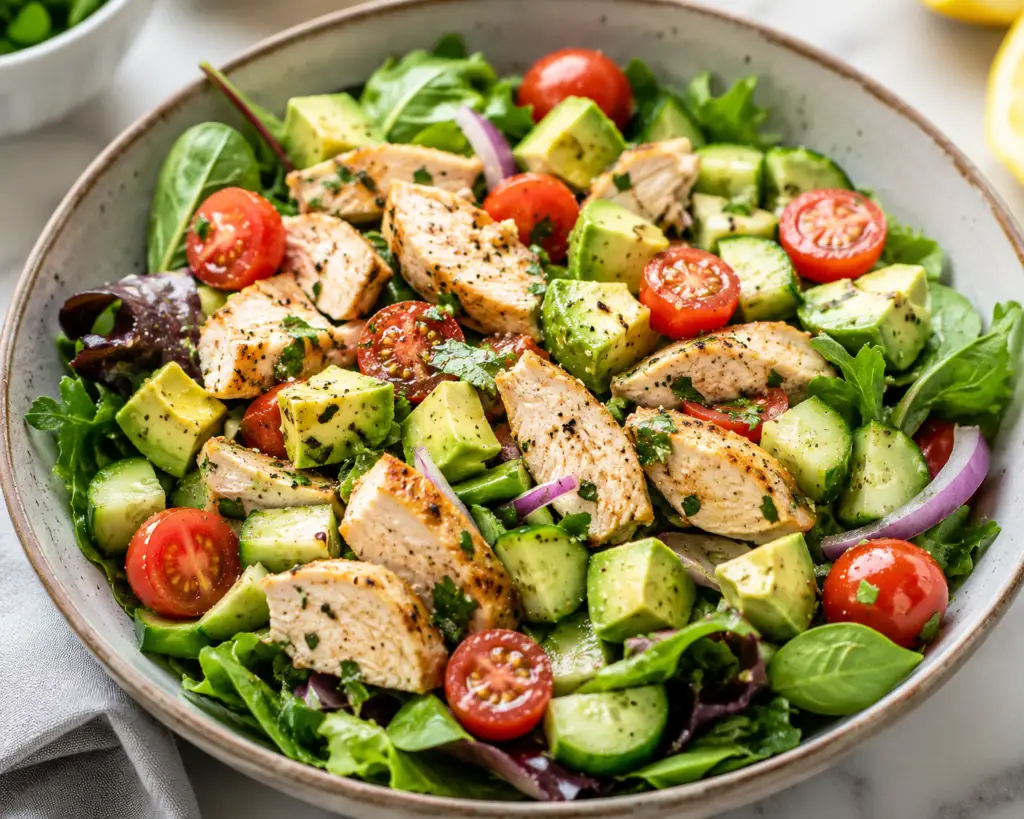Healthy Avocado Chicken Salad