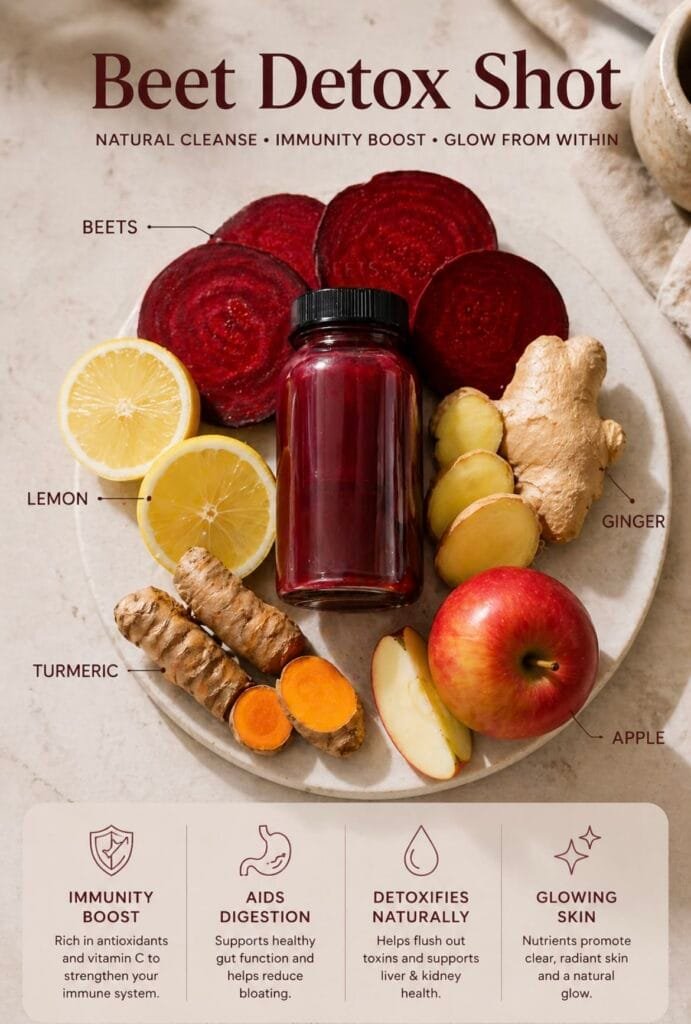 Beet detox shot