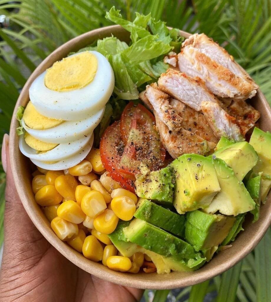 Healthy breakfast bowl
