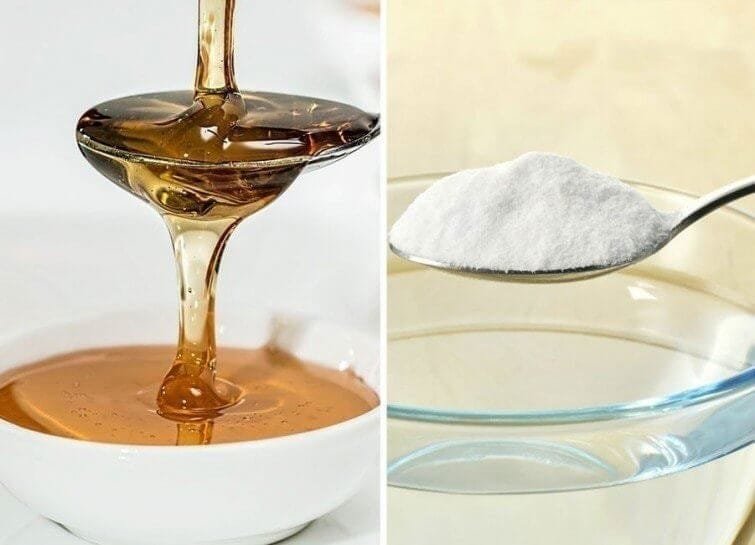 Honey and Baking Soda