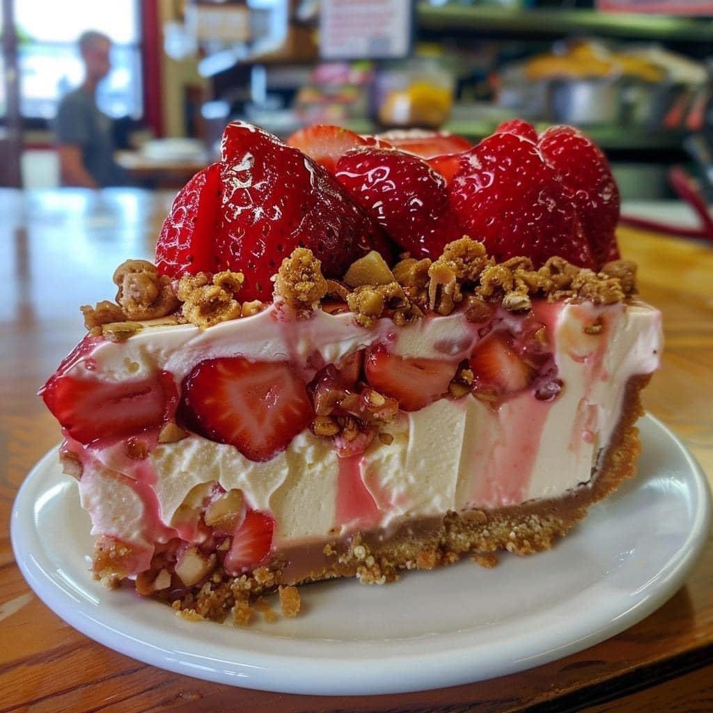 strawberry-crunch-cheesecake