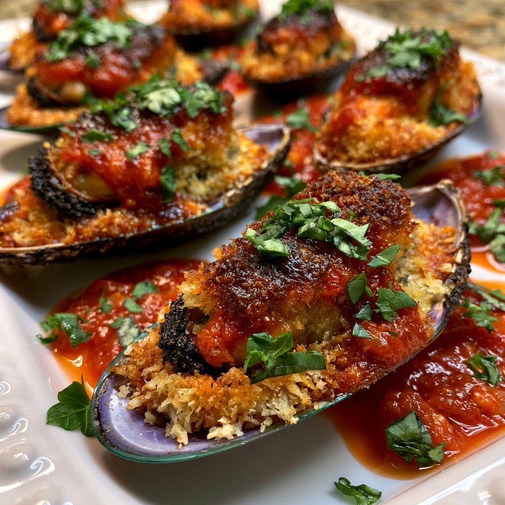 Mediterranean-Marinara-Stuffed-Mussels