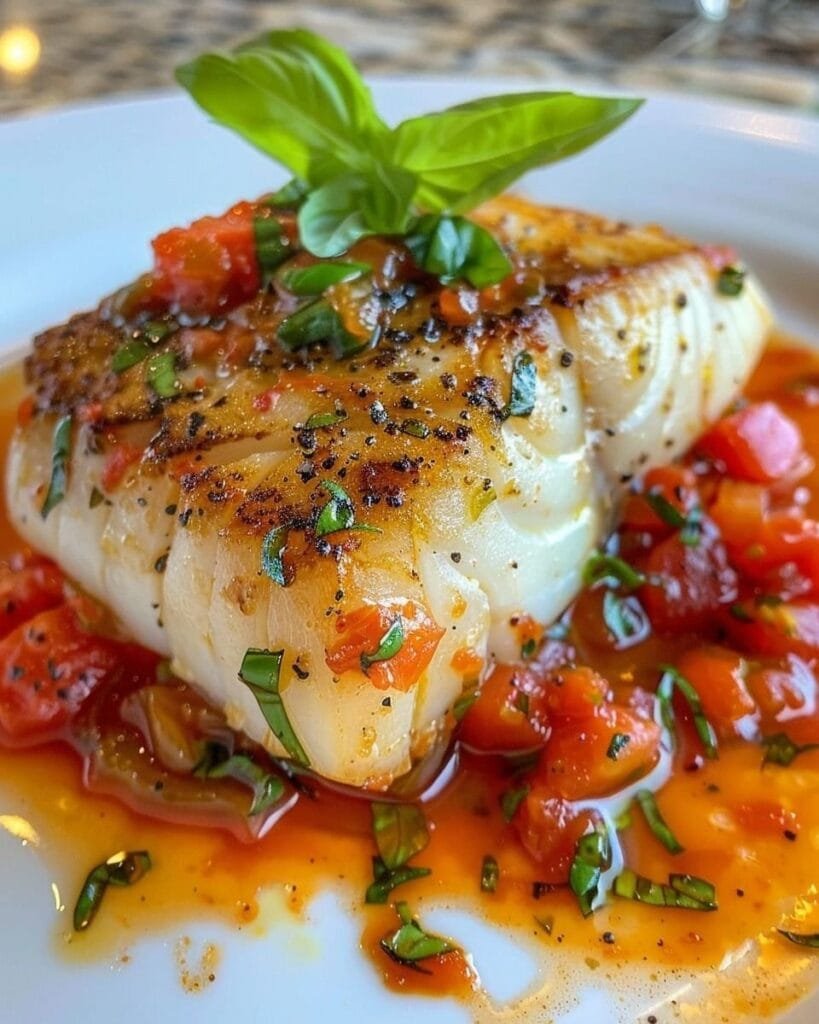 Pan-Seared Mediterranean Cod