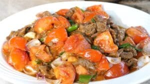 Stir-fried-beef-with-tomatoes