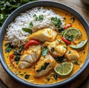 Island Fish Curry 2 Tropical-Coconut-Lime-Fish-Curry-with-Jasmine-Rice