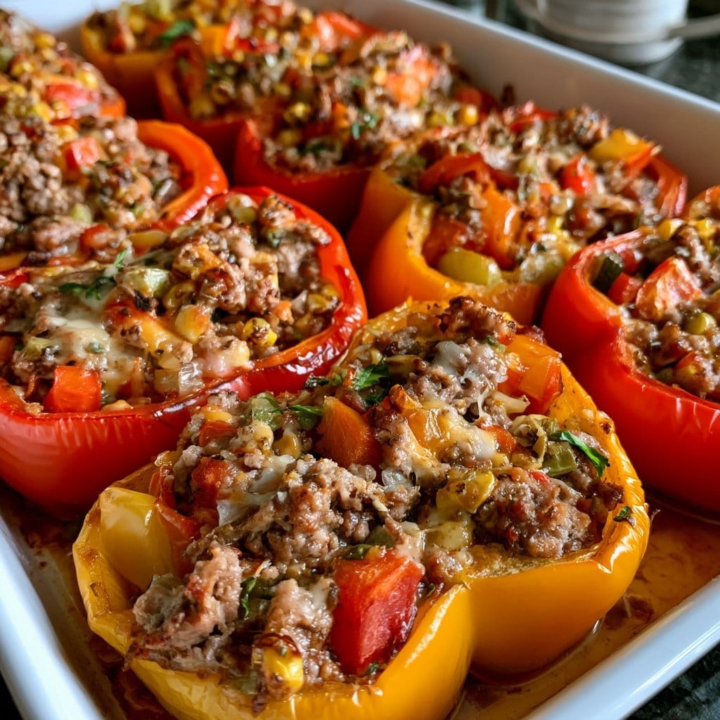 Cheesy-Meat-Stuffed-Peppers