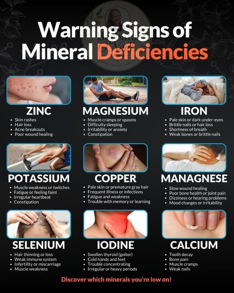 Mineral Deficiency Signs